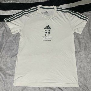 ADIDAS Ultimate 2.0 T-Shirt Mens S White 3 Stripe